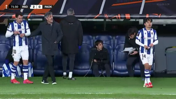 【速報】久保建英途中出場のソシエダ、PAOKを下してELリーグフェーズ突破キターー!!wwwww