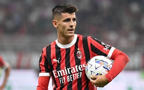 スペイン代表モラタ、わずか半年でミラン退団か?今冬ガラタサライ移籍で合意報道