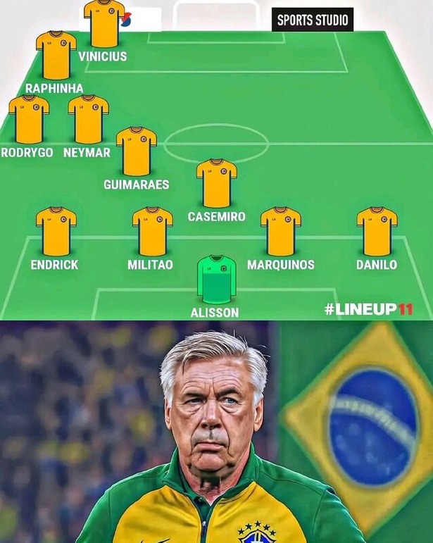 【速報】ブラジル代表がアンチェロッティ監督の招へいを断念…個人間合意に達するもレアルが早期退任望まず交渉打ち切りにwwww