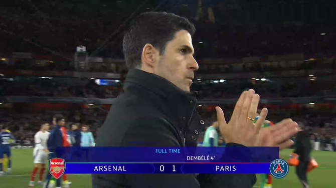 【速報】パリ・サンジェルマンさん、 開始早々のデンベレのゴールでアーセナルに勝利wwwwww