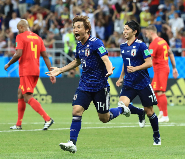 【朗報】でもさ、乾がベルギーから2点目のミドルを決めた瞬間だけは「夢」を見たよなwwwwwwww