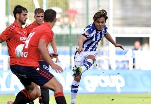 久保建英、圧巻ミドル弾など1G1A!ソシエダはオサスナとの親善試合に4-1快勝