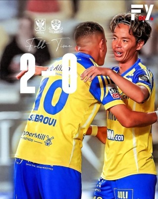 ベルギー人「大違いだ」伊藤涼太郎、3戦連続ゴール!日本人全7選手出場のシントトロイデン、暫定首位浮上!現地サポが絶賛!【海外の反応】