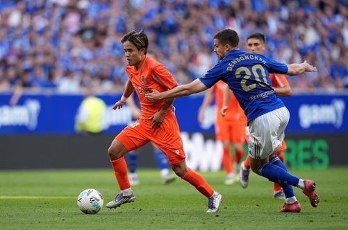 久保建英、先発も65分で途中交代…ソシエダは25年ぶり昇格のオビエドに初勝利献上