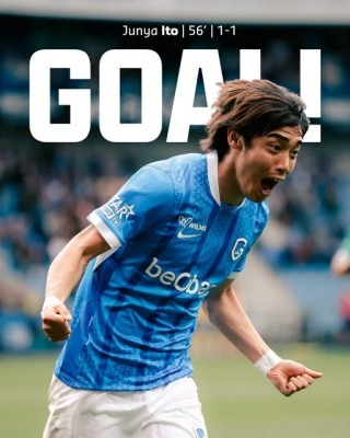 ベルギー人「頼りになる」伊東純也、今季初ゴール!!王者相手に得点も途中交代に現地サポから不満の声続出！【海外の反応】