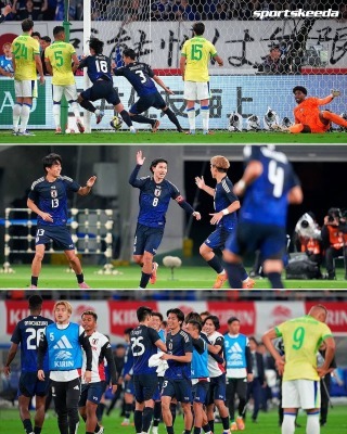 外国人「日本が覚醒してる」日本代表、ブラジル撃破であの強豪国のファンから対戦を熱望するの声が続出!【海外の反応】