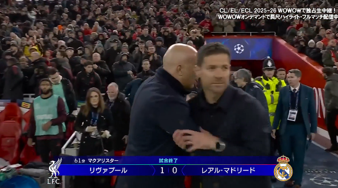 【速報】レアルマドリーさん、不調のリバプール相手に逝くwwwwwwwww